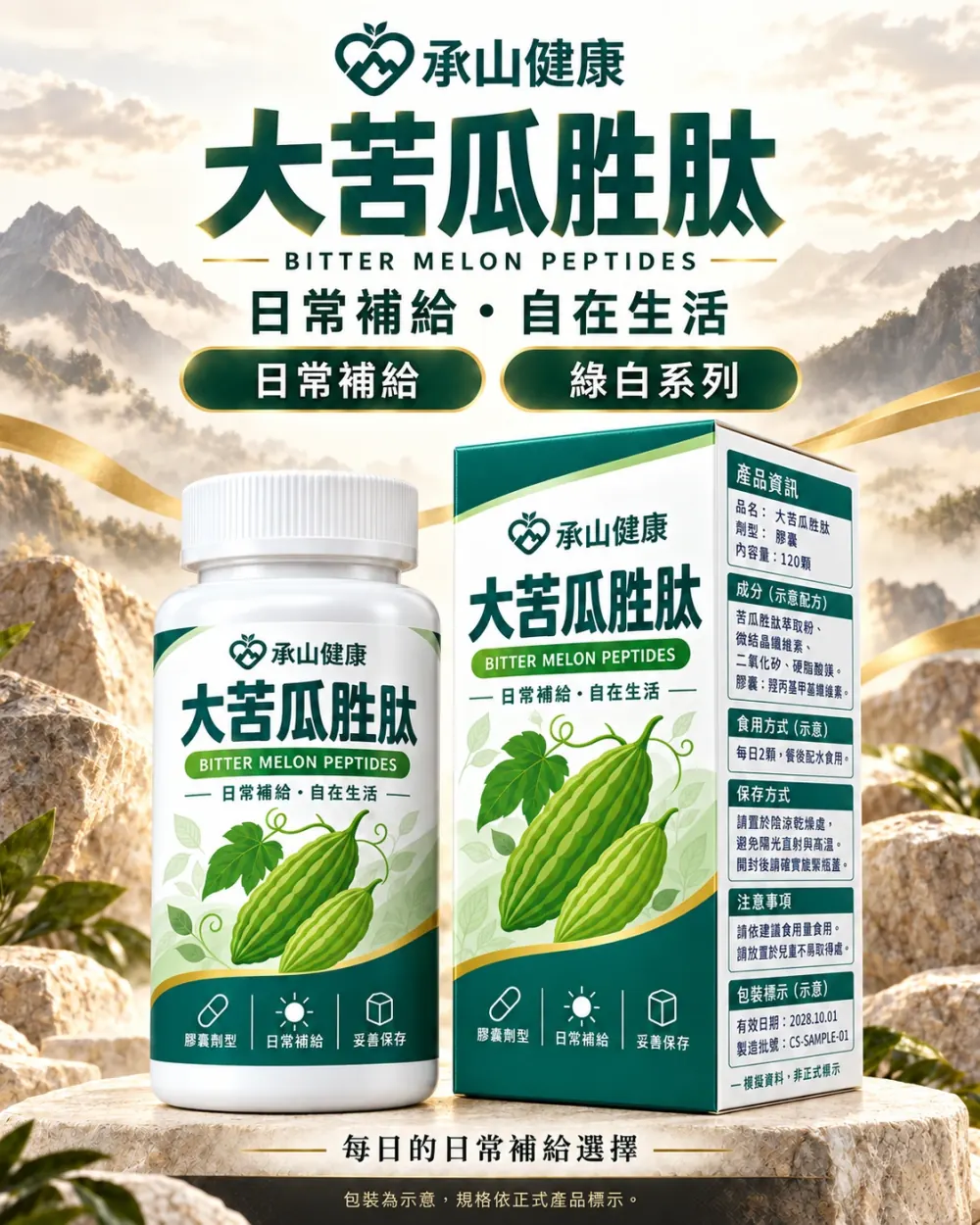 大苦瓜胜肽日常補給產品介紹