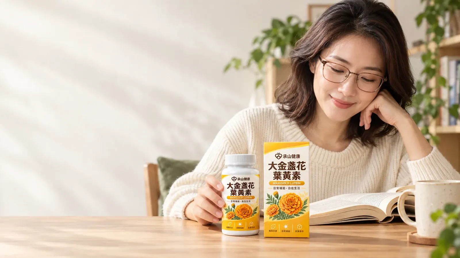 大金盞花葉黃素與日常生活形象