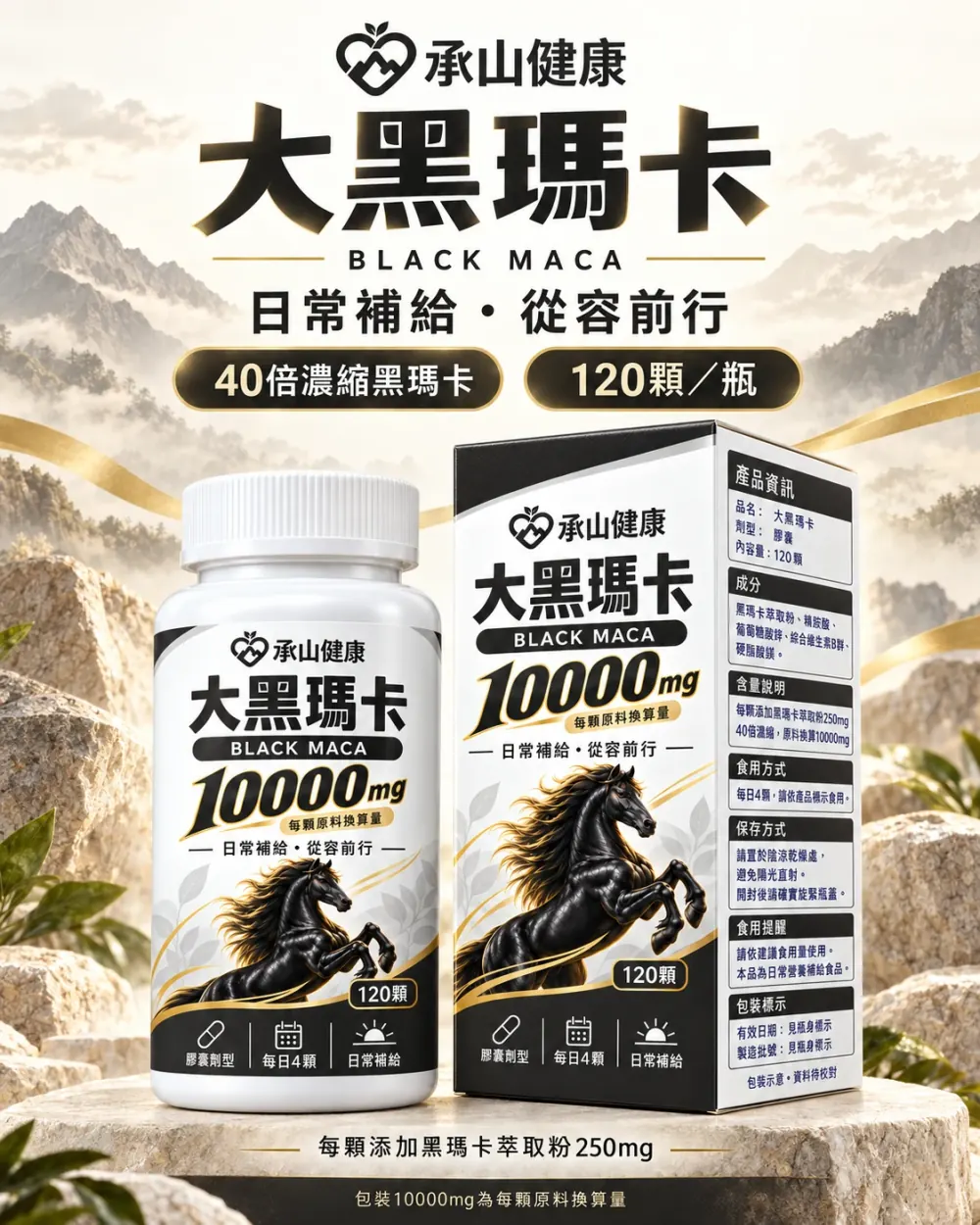 大黑瑪卡日常補給產品介紹
