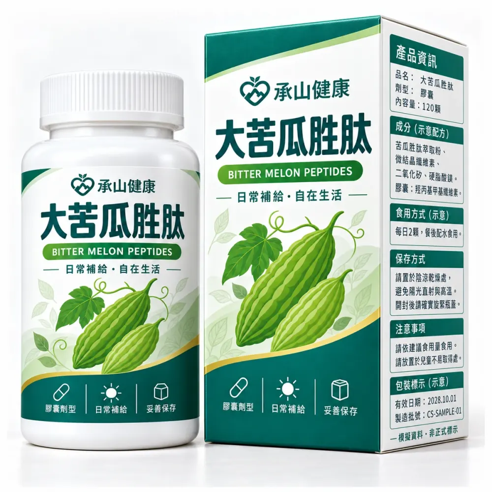 大苦瓜胜肽瓶盒